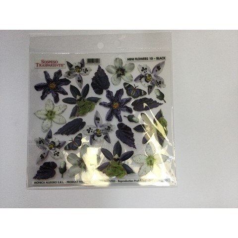 Kit Mini Flower 10-Black