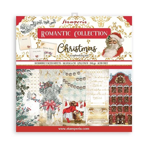 Romantic Collection Christmas Blocco Scrap 30.5x30.5 cm.