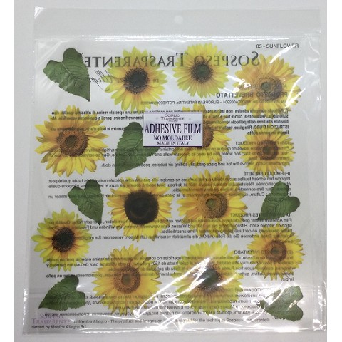 Sunflower Sospeso Trasparente Pellicola Adesiva