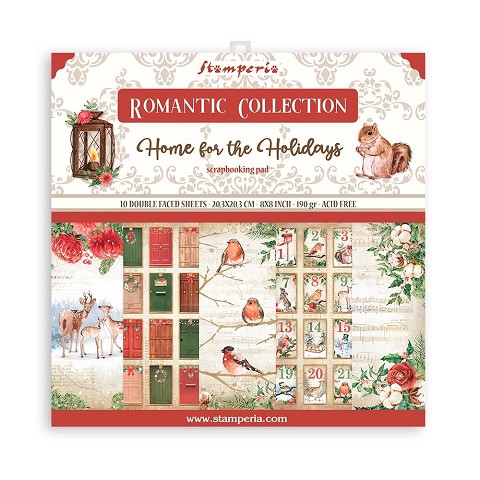 Home for the Holidays Blocco Scrapbooking Mini