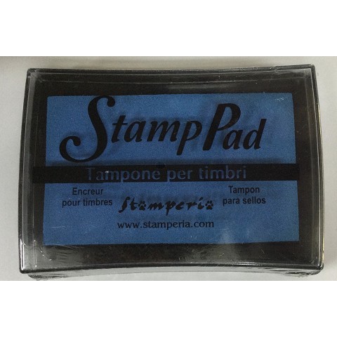 Tampone Timbri Blu 7,5x5 cm