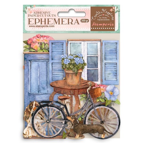 Welcome Home Ephemera bicicletta e fiori