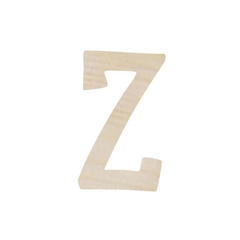 Lettera Z in legno altezza 7cm.
