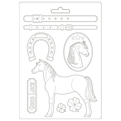 Romantic Horses Stampo A4 PVC
