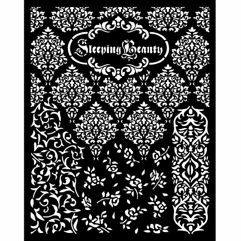 Sleeping Beauty Texture Stencil Spesso