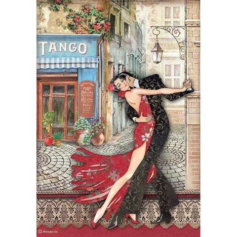 Carta Riso A4 La Ballerina di Flamenco