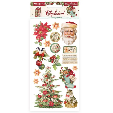 Chipboard Classic Christmas