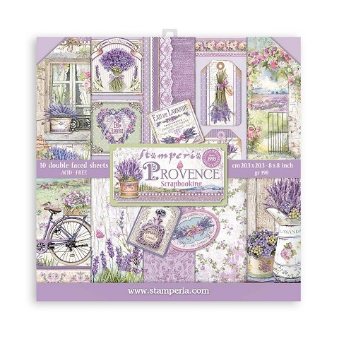 Provence Blocco Scrapbooking 20,5x20.5 New Edition
